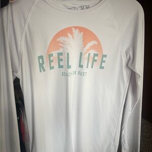 Reel Life White Long Sleeve Shirt